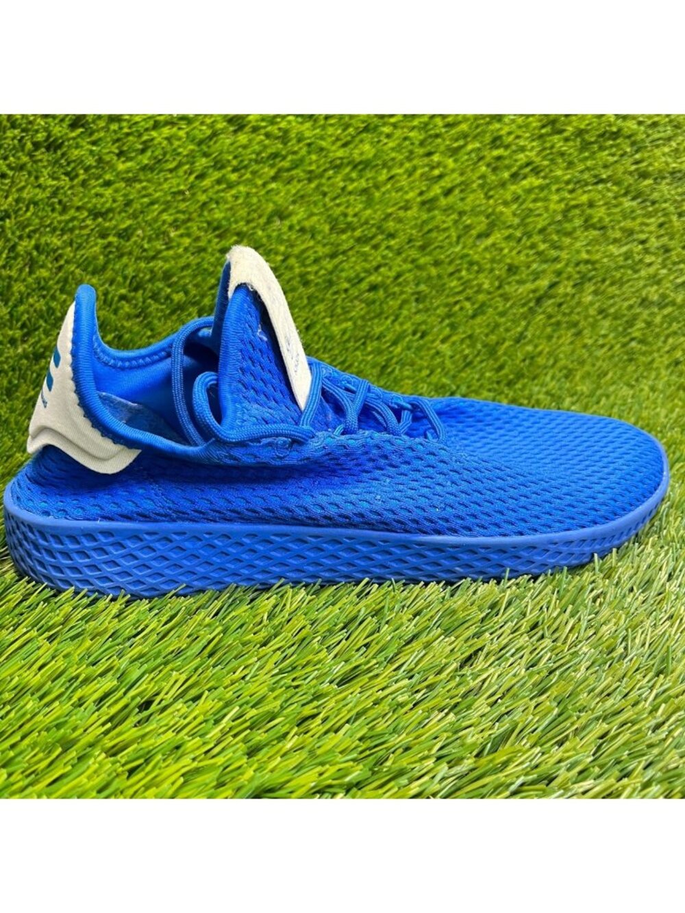 Adidas x Pharrell Williams Tennis Hu Mens Size 7.5 Blue Athletic Shoes Sneakers